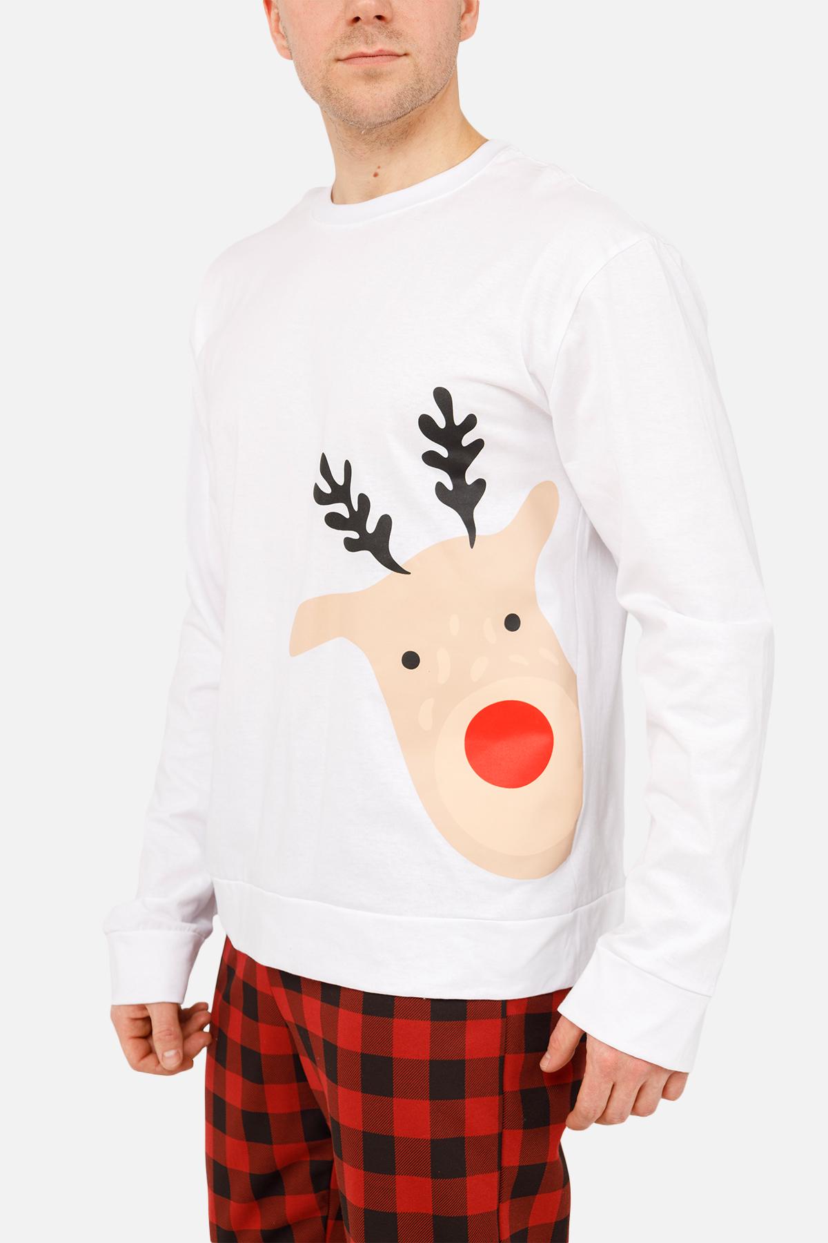 Пижама мужская р. 48 Белый (SKT001030052) - фото 3 Пижама мужская р. 48 Белый (SKT001030052) - фото 3