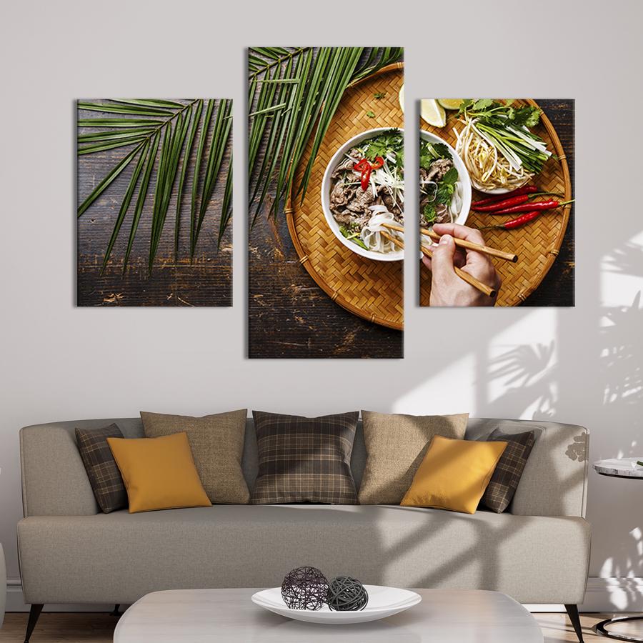 Картина для интерьера Вьетнамская кухня 96x60 см (305-32)