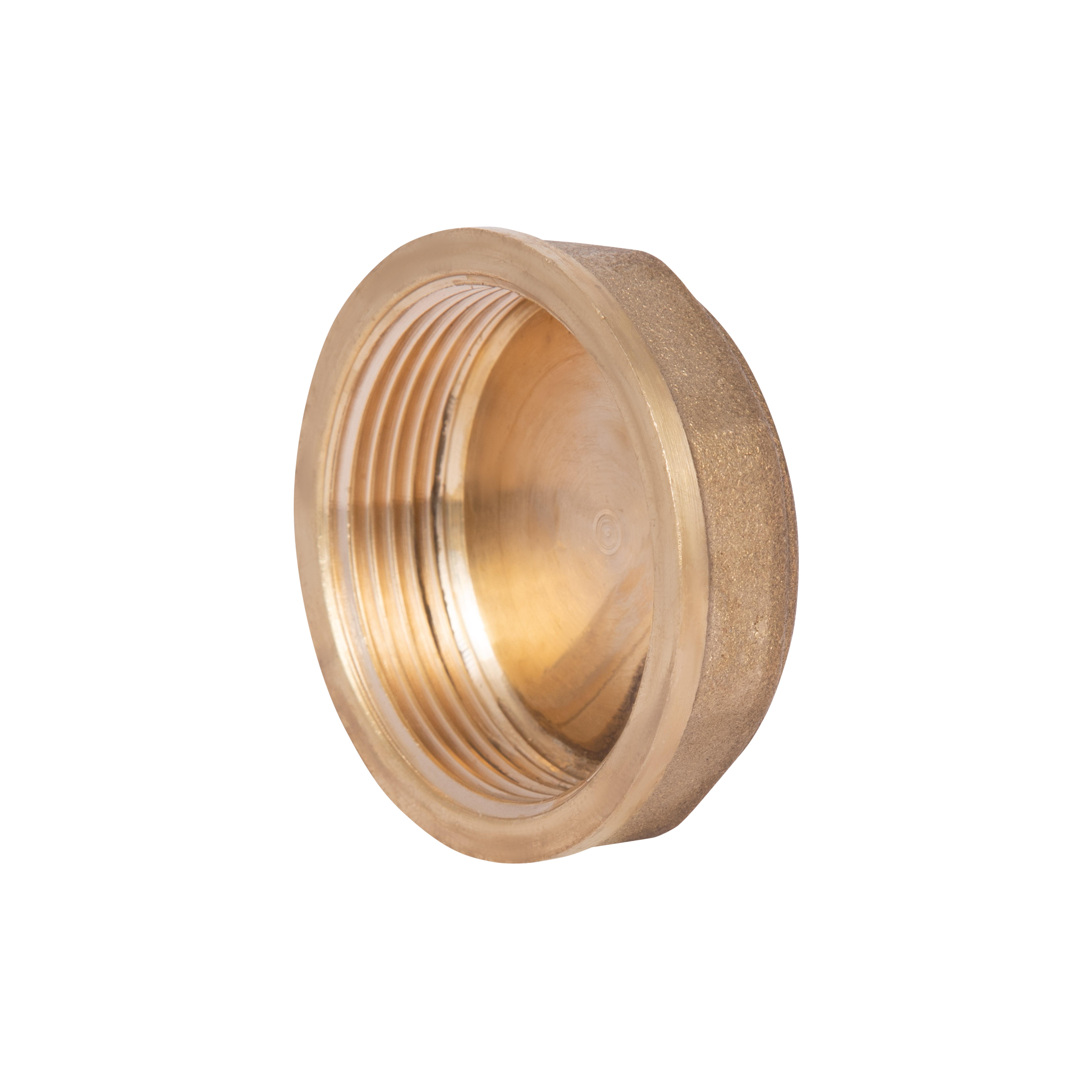 Заглушка латунная Thermo Alliance Standart 1 1/2" В Желтый (SD40240)