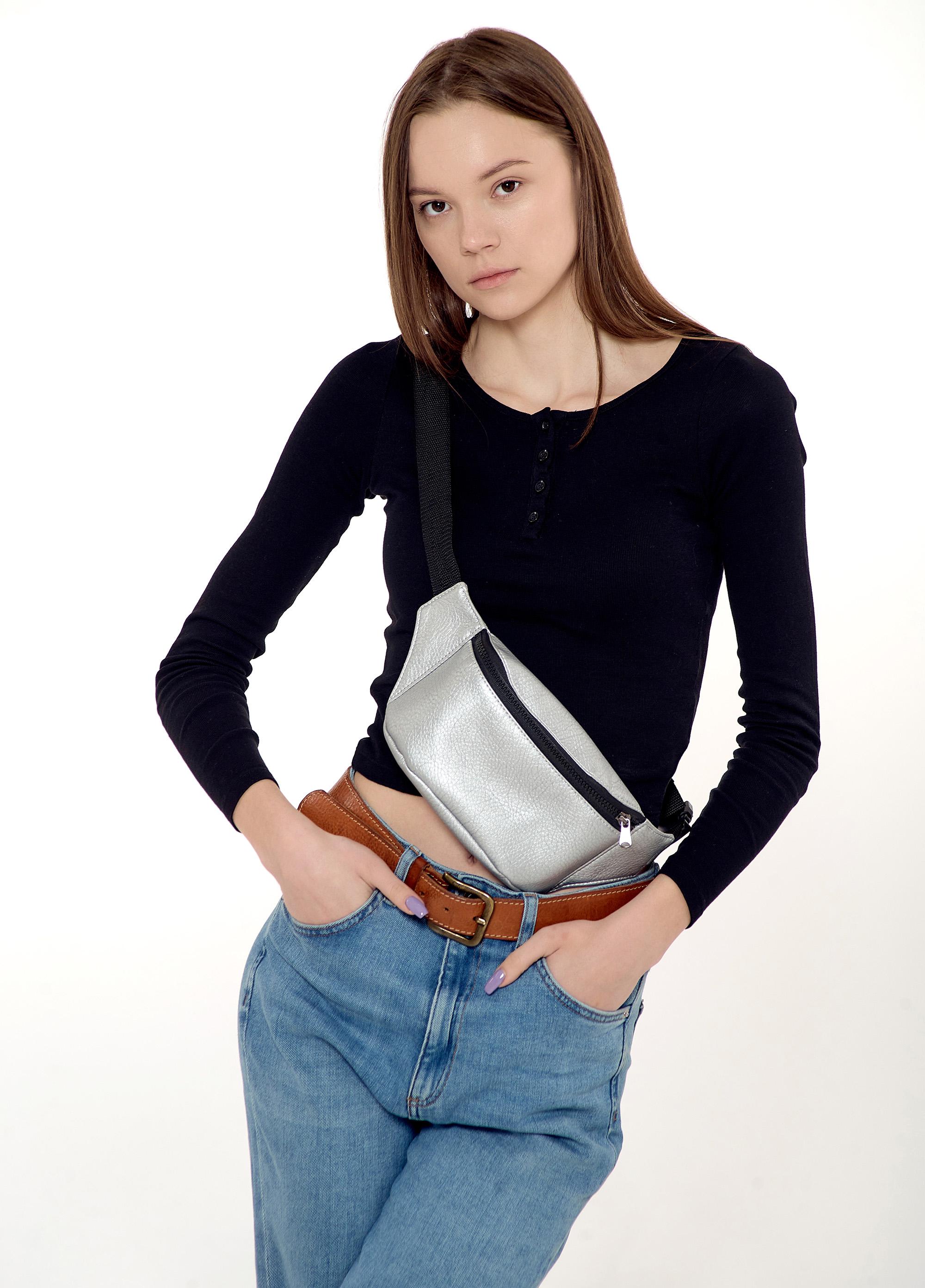 Сумка на пояс Sambag Tirso MST Серебряный (17274)