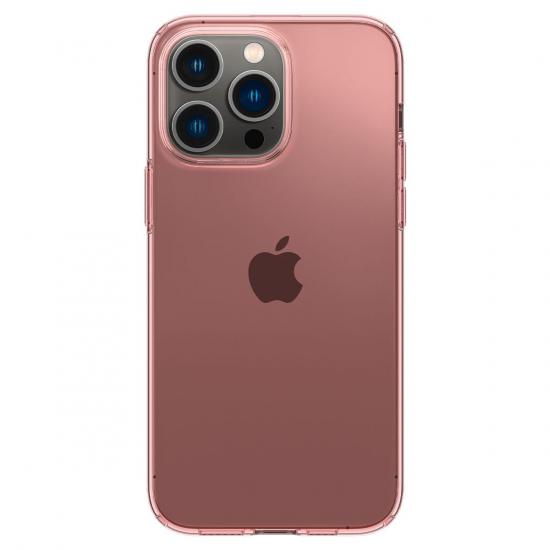 Чехол для телефона Spigen Crystal Flex Apple iPhone 14 Pro Прозрачный с розовым (ACS04665)