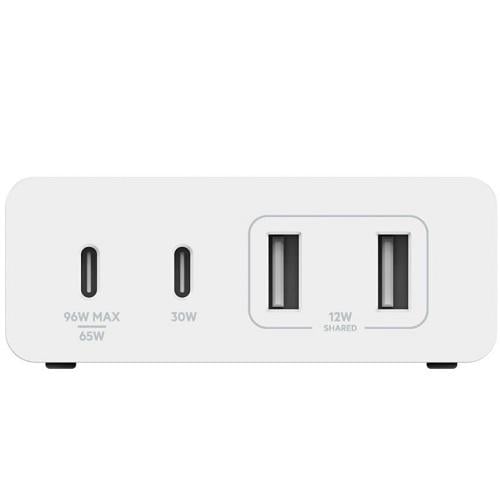 Зарядное устройство сетевое Belkin 108 W 2хUSB-С GAN PD PPS/2хUSB-A Белый (589748) - фото 2