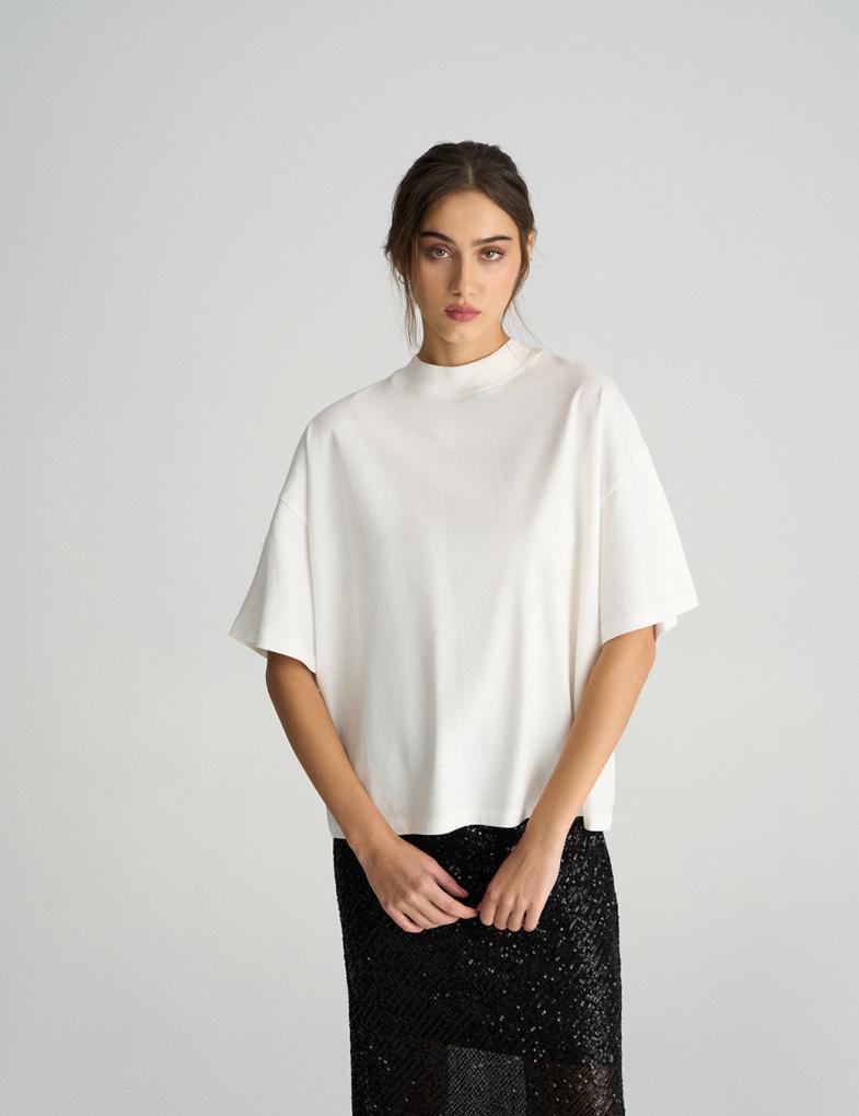 Футболка жіноча Diverse COSIO L Молочний (5905384072894)