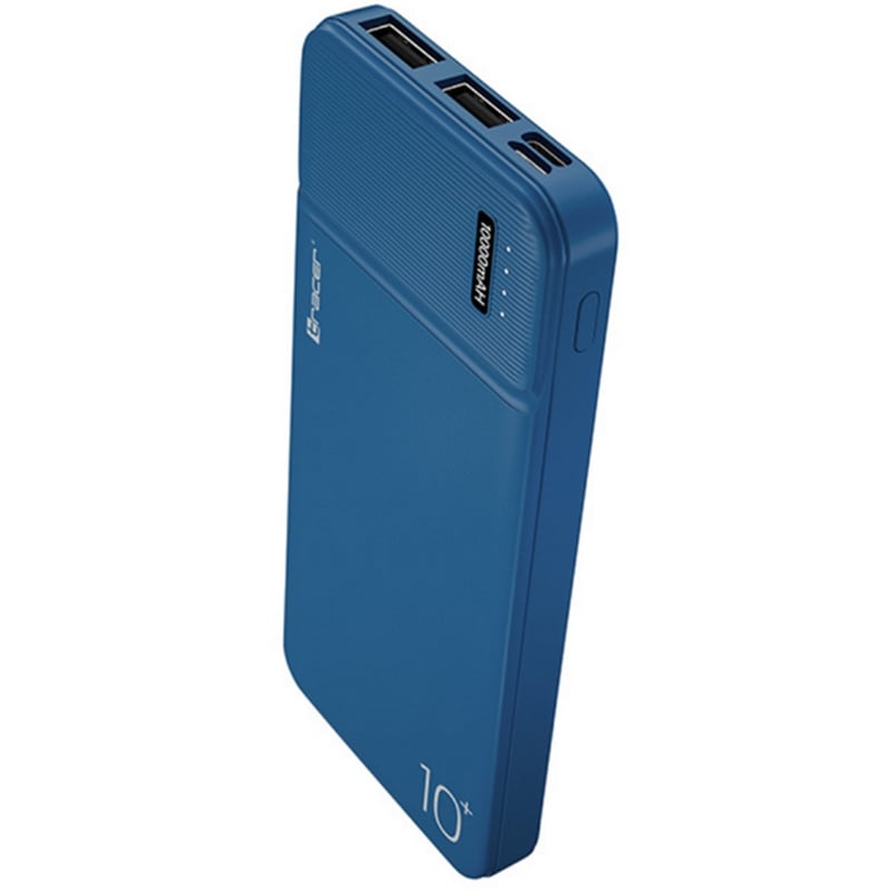 Повербанк Tracer Powerbank TRABAT46957 10000 мАч 2 A Blue (12893925)