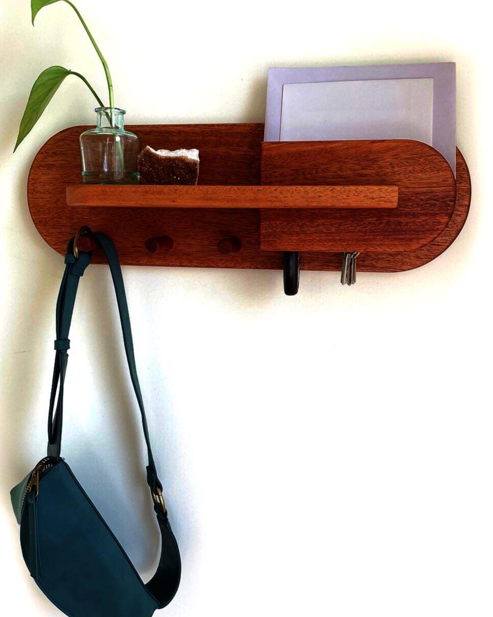 Вішалка для сумок з дерева Енкамп 31 Латте (ВСУ-314316) Вішалка для сумок з дерева Енкамп 31 Латте (ВСУ-314316)