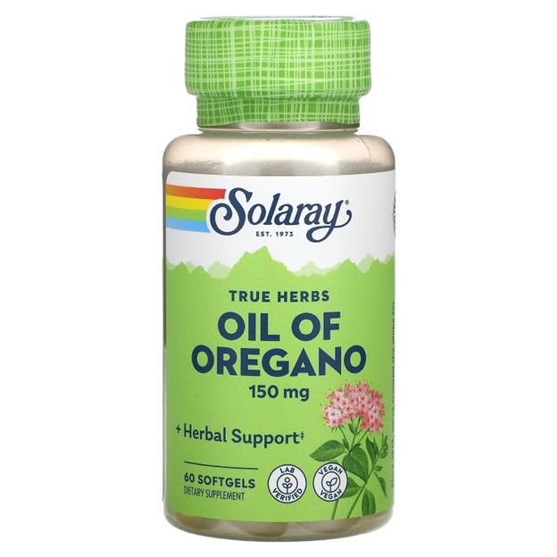 Олія орегано Solaray Oil of Oregano 60 кап. (238)