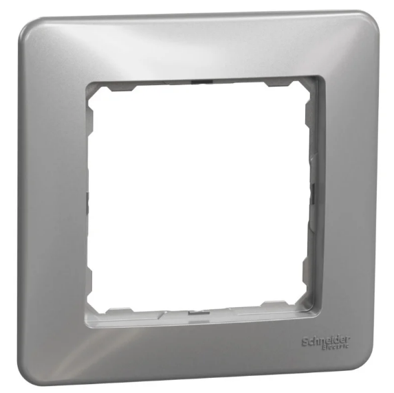 Рамка одинарная Schneider Sedna Design алюминий (28518602)