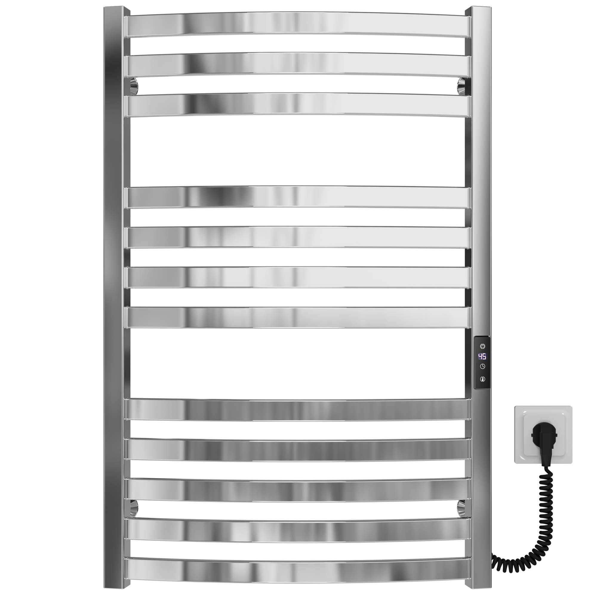 Полотенцесушитель электрический Deffi Dexter П12 JD04 правое подключение нержавеющая сталь 500х800 мм Хром (A.DR.80.50.12.ECR2)
