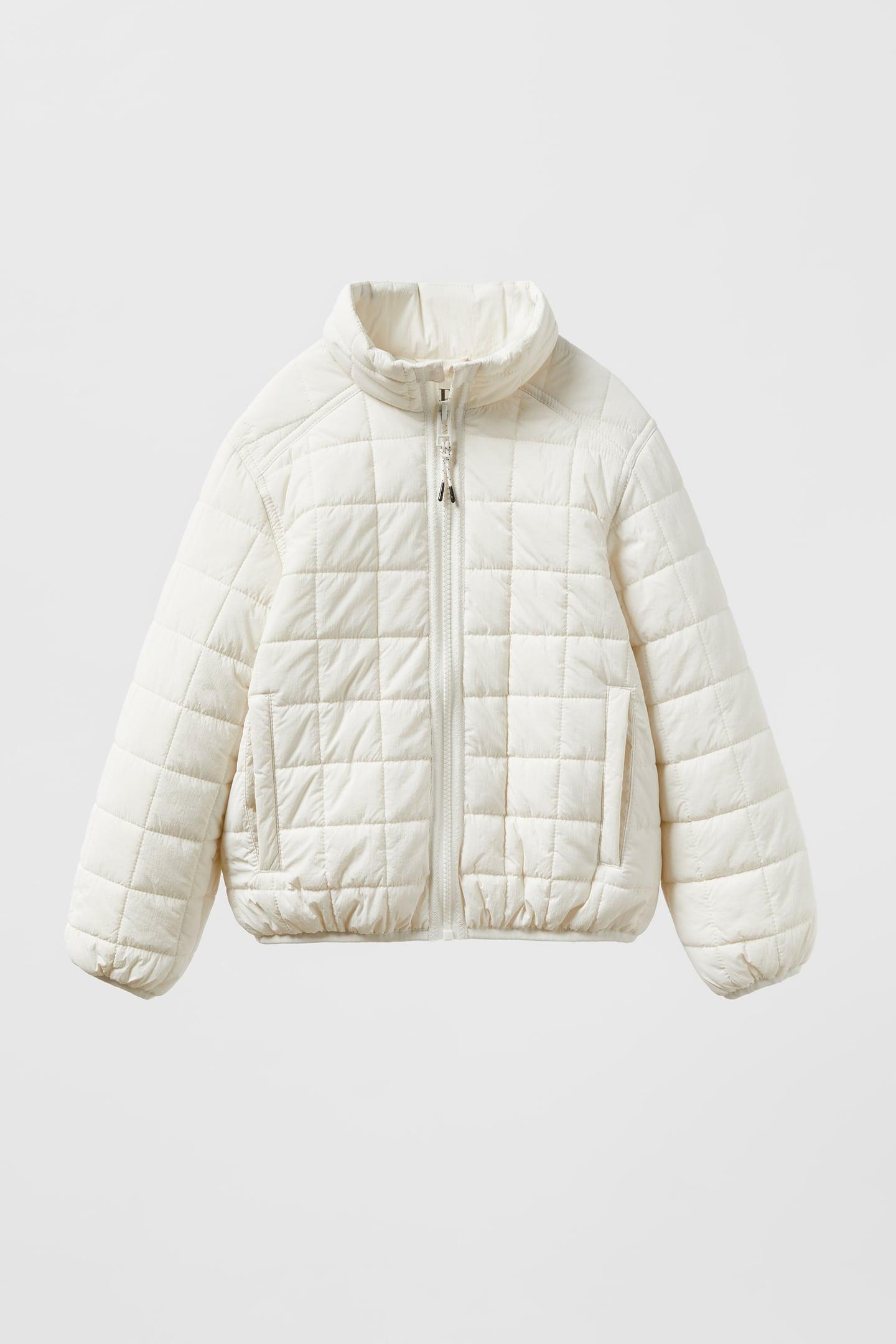 Куртка для девочки демисезонная Zara р. 128 Бежевый (5854608712)