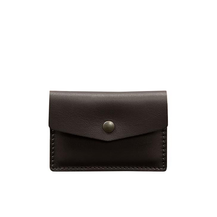 Кард-кейс кожаный 9.0 Краст Темно-коричневый (A-028147)