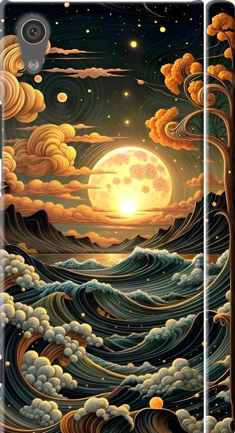 Чехол на Sony Xperia XA1 G3112 Арт волны (6332m-964-42517)