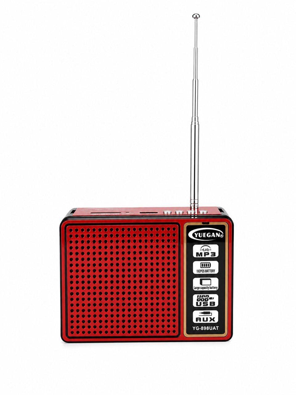 Радиоприемник Yuegan YG-898UAT FM/AM/SW с USB/SD MP3 и фонариком (YG-898UAT)