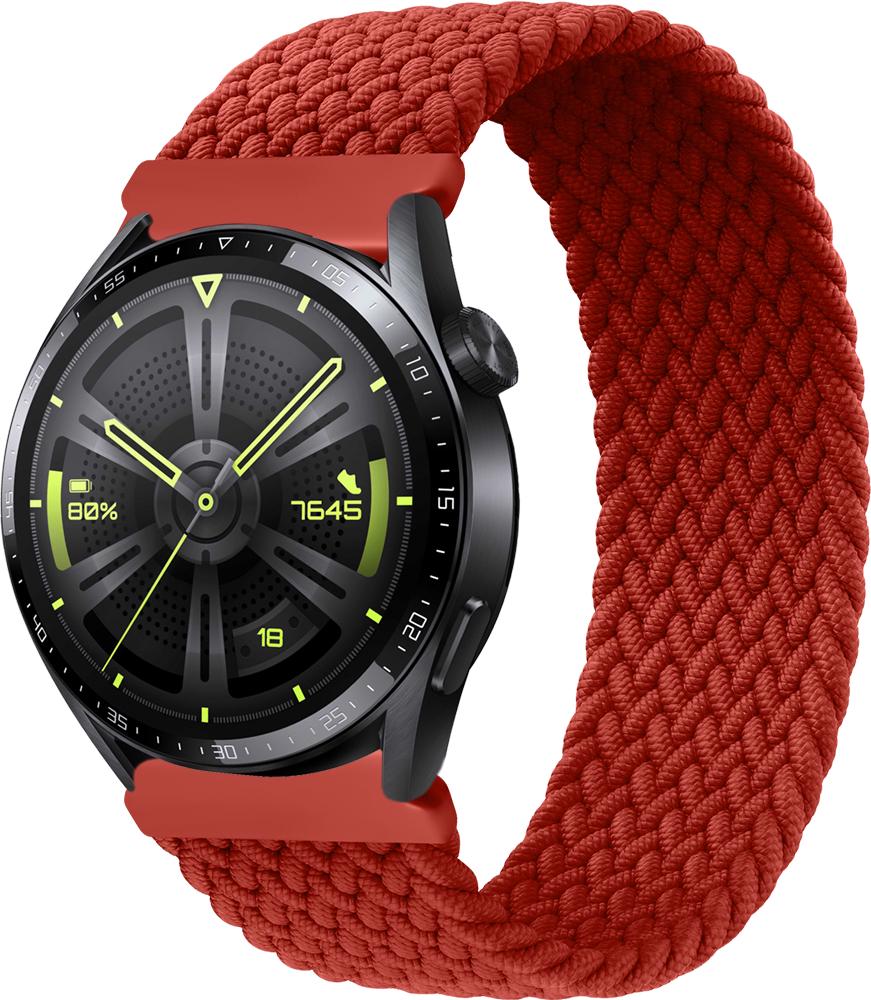 Ремешок Solo Loop для Huawei Watch GT3 46 мм (135 мм) Red (26154-2D)