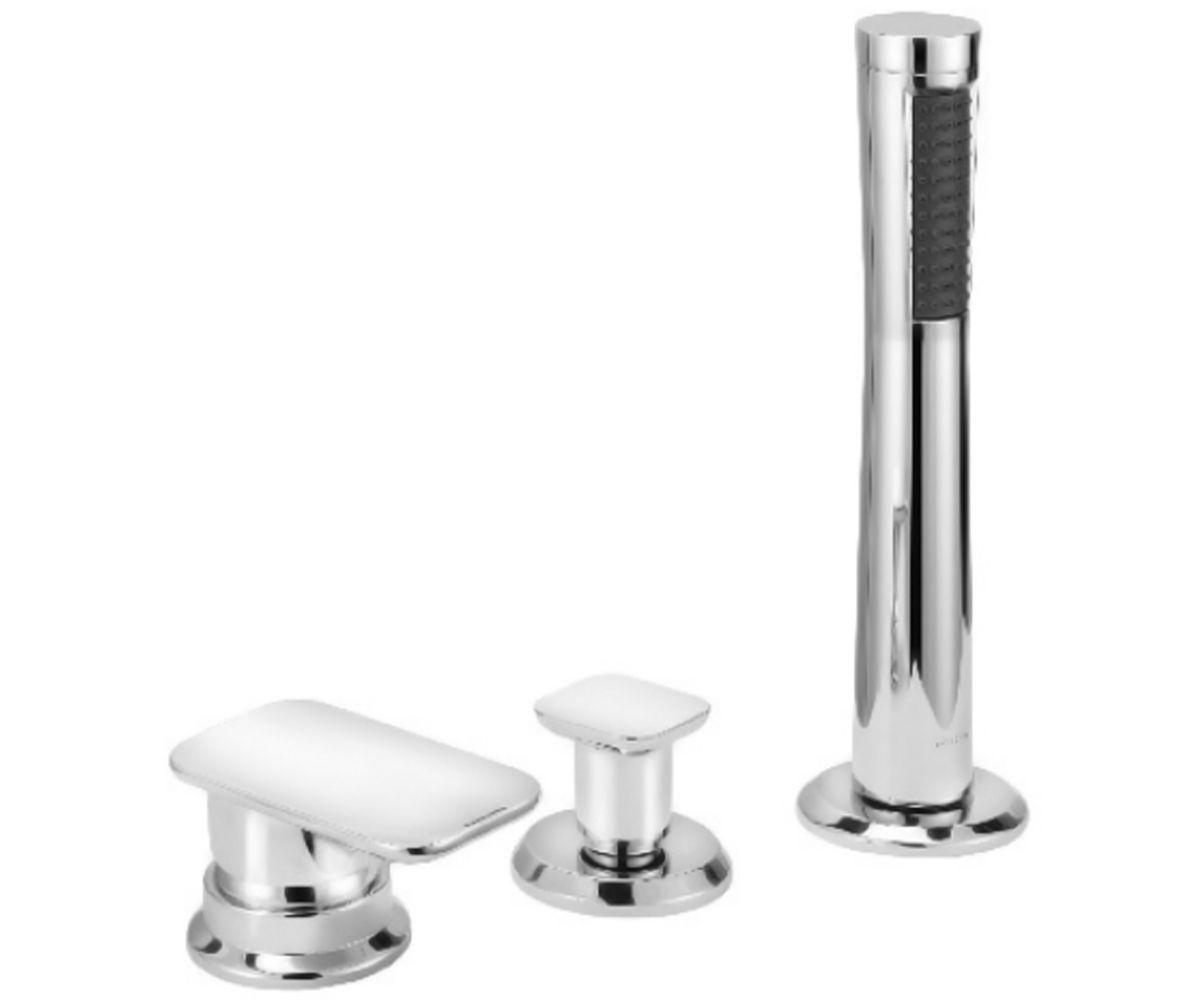 Смеситель для ванны и душа KLUDI E2 на 3 отверстия (21542)