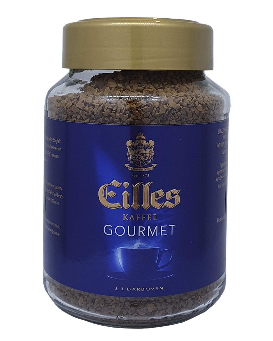 Кофе Eilles Gourmet Cafe J.J.Darboven растворимый 200 г в стеклянной банке (52083)