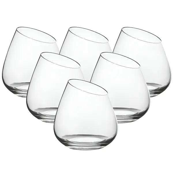 Набір склянок Stunning 6 шт. по 450 мл Прозорий
