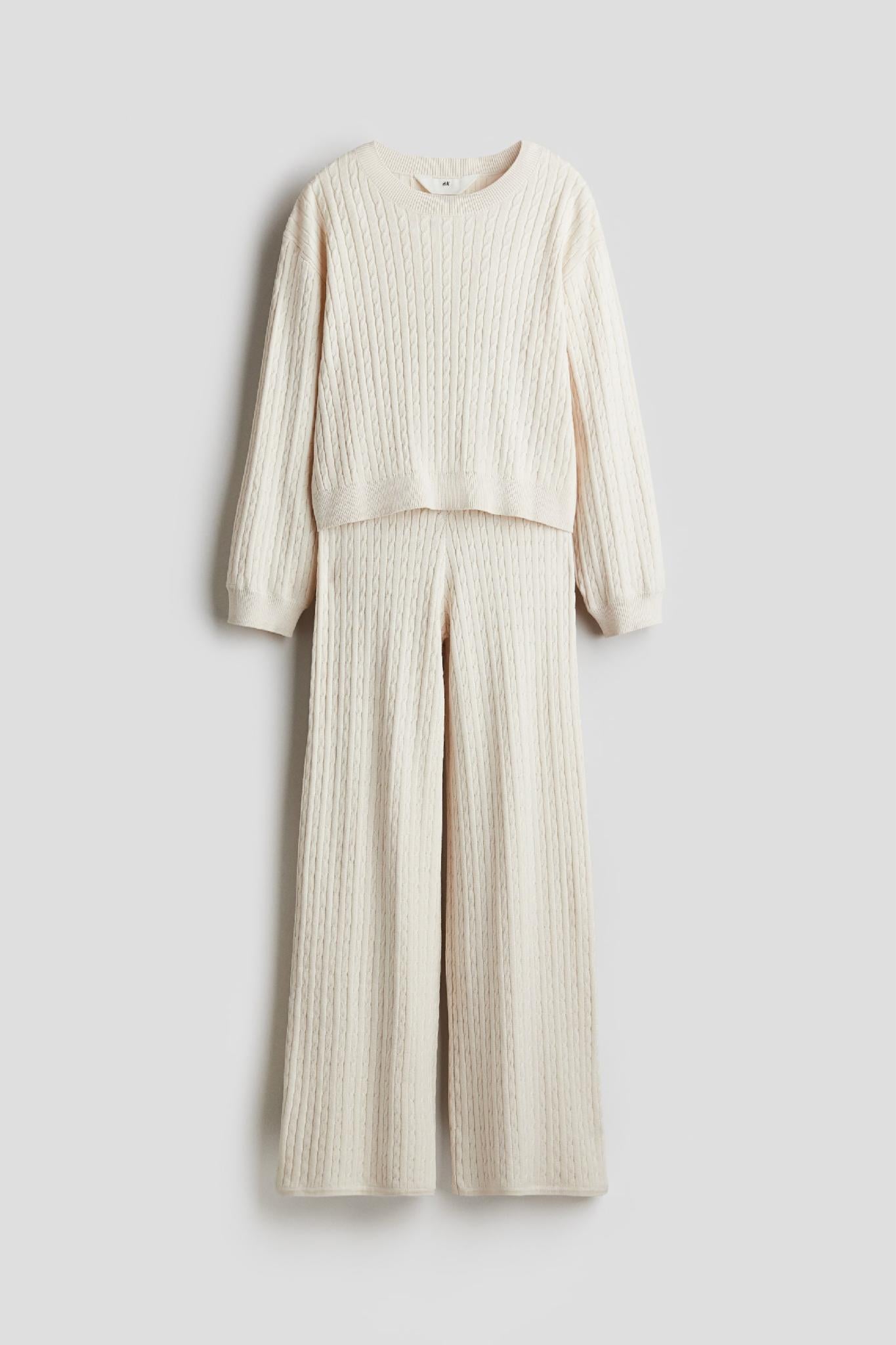 Брюки 1260508-1164 см Молочный (H&M)