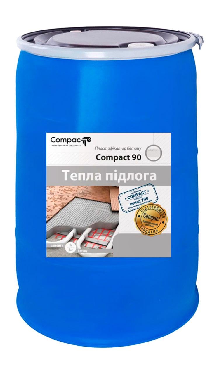 Пластификатор для бетона Теплый пол Compact 90 Euro 200 л (23800358)