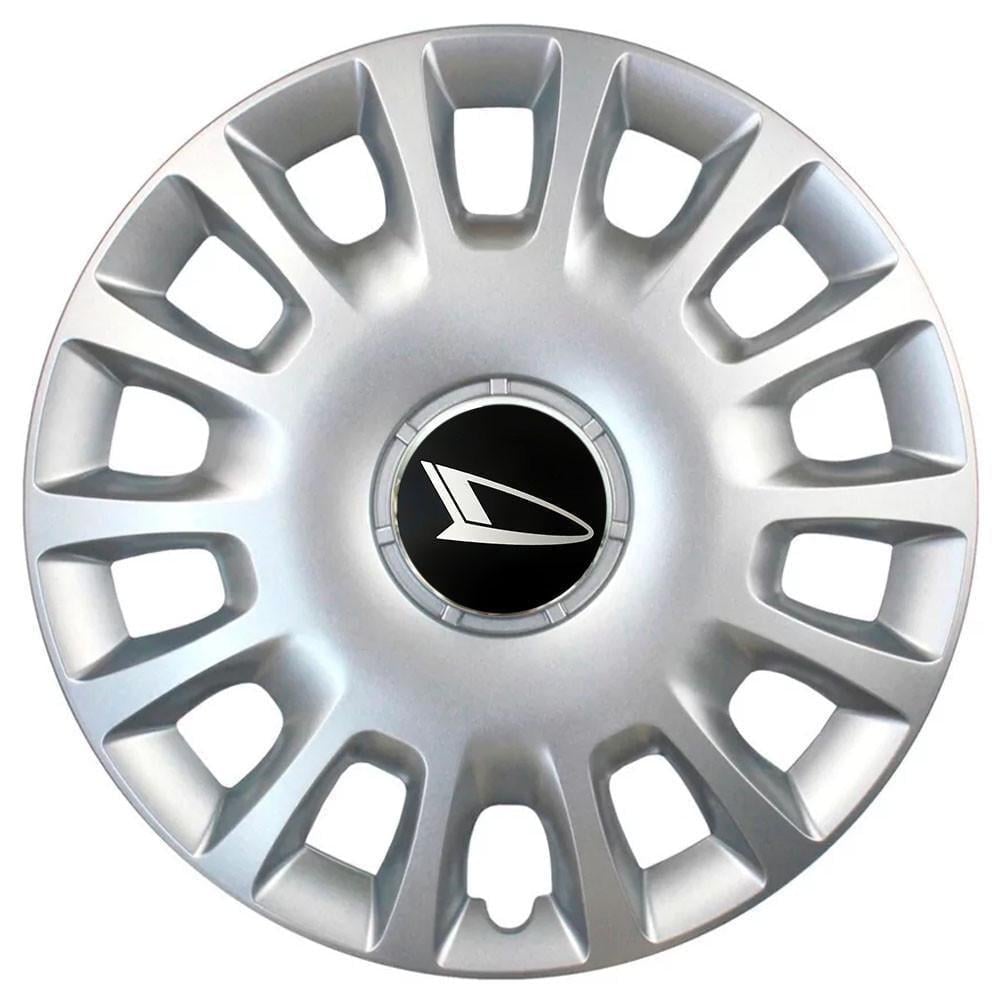 Колпаки SJS 307 с логотипом Daihatsu R15 4 шт. Серебряный (2654555259)
