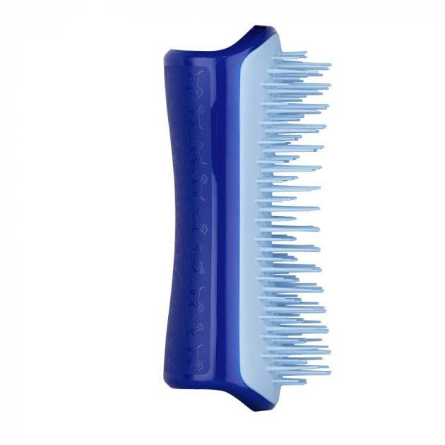 Гребінець для вичісування собаки Pet Teezer Mini De-shedding&Grooming Blue (1769065106)