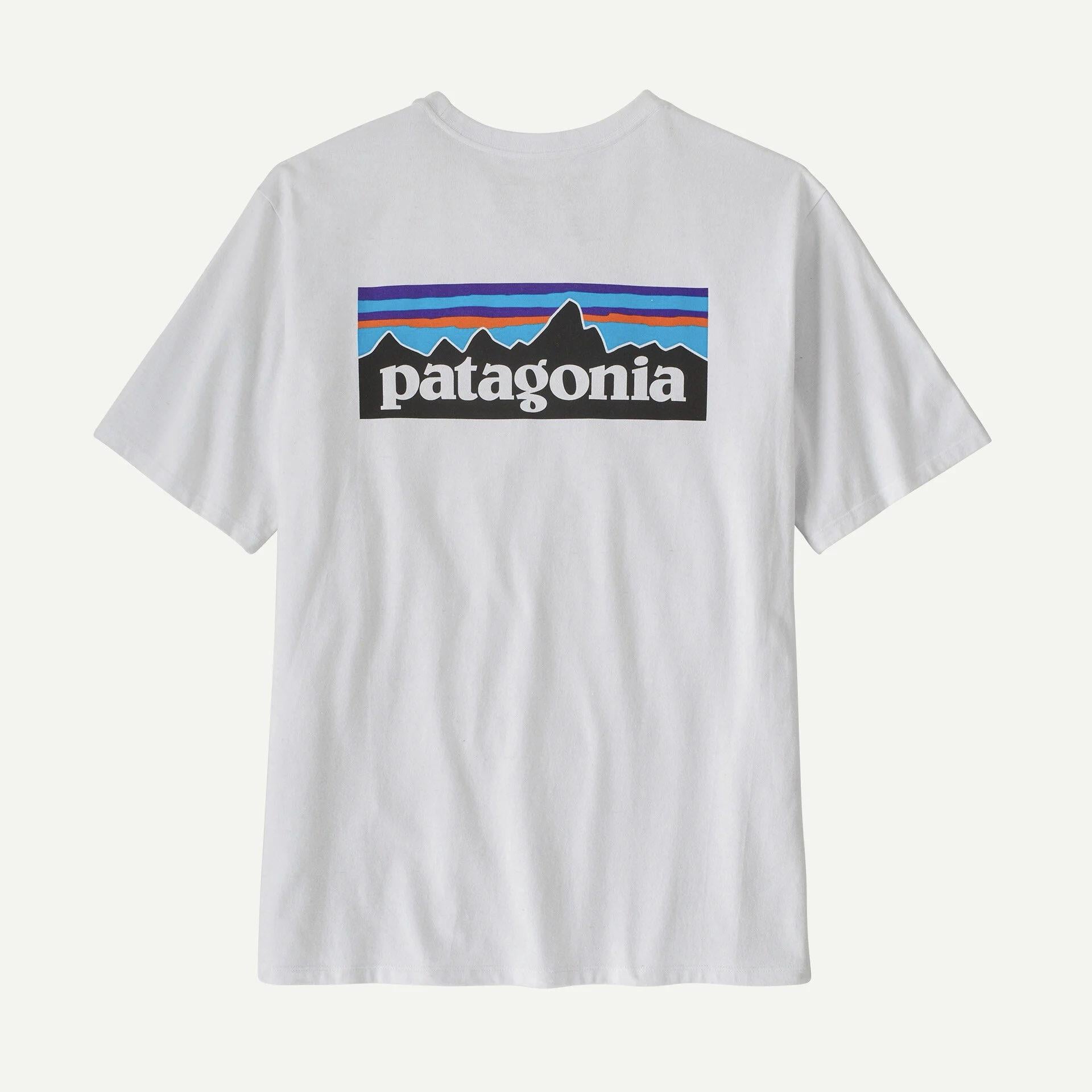 Футболка мужская хлопчатобумажная Patagonia Men's P-6 Logo Responsibili-Tee М Белый (11640084)