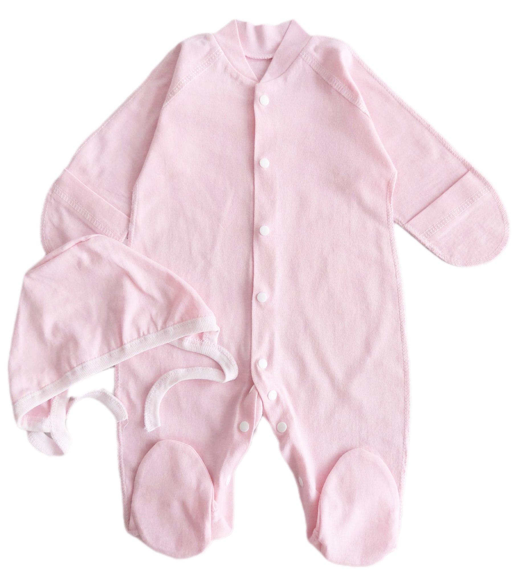 Человечек с шапочкой RoyalBaby р. 56 Розовый (143273-19089)