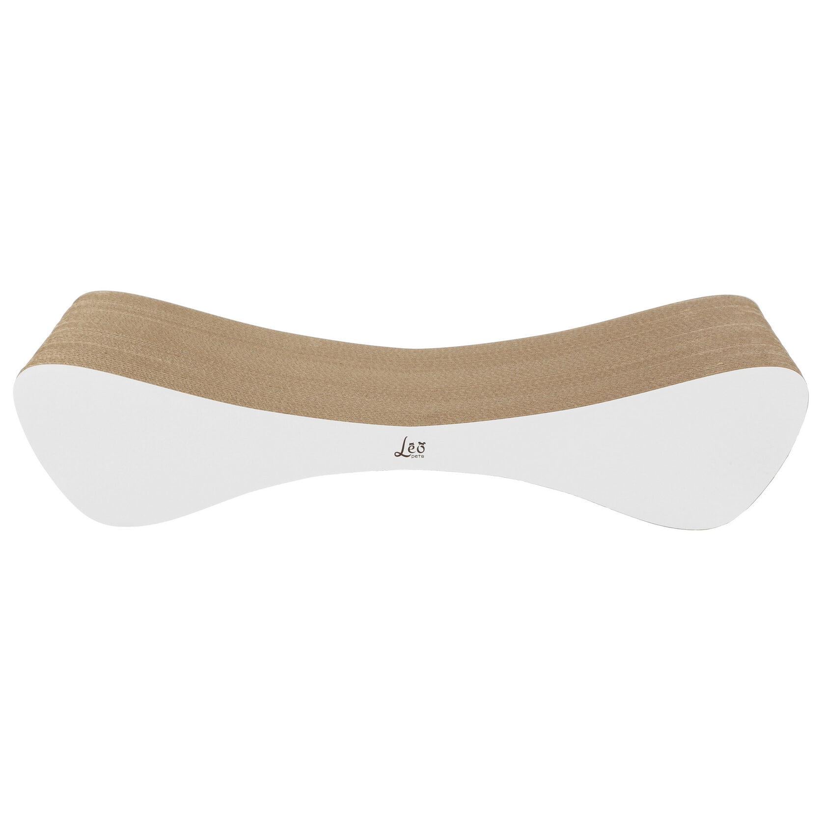 Лежанка когтеточка для кошек Leo Pets 70х15х30 см White (1860438302)