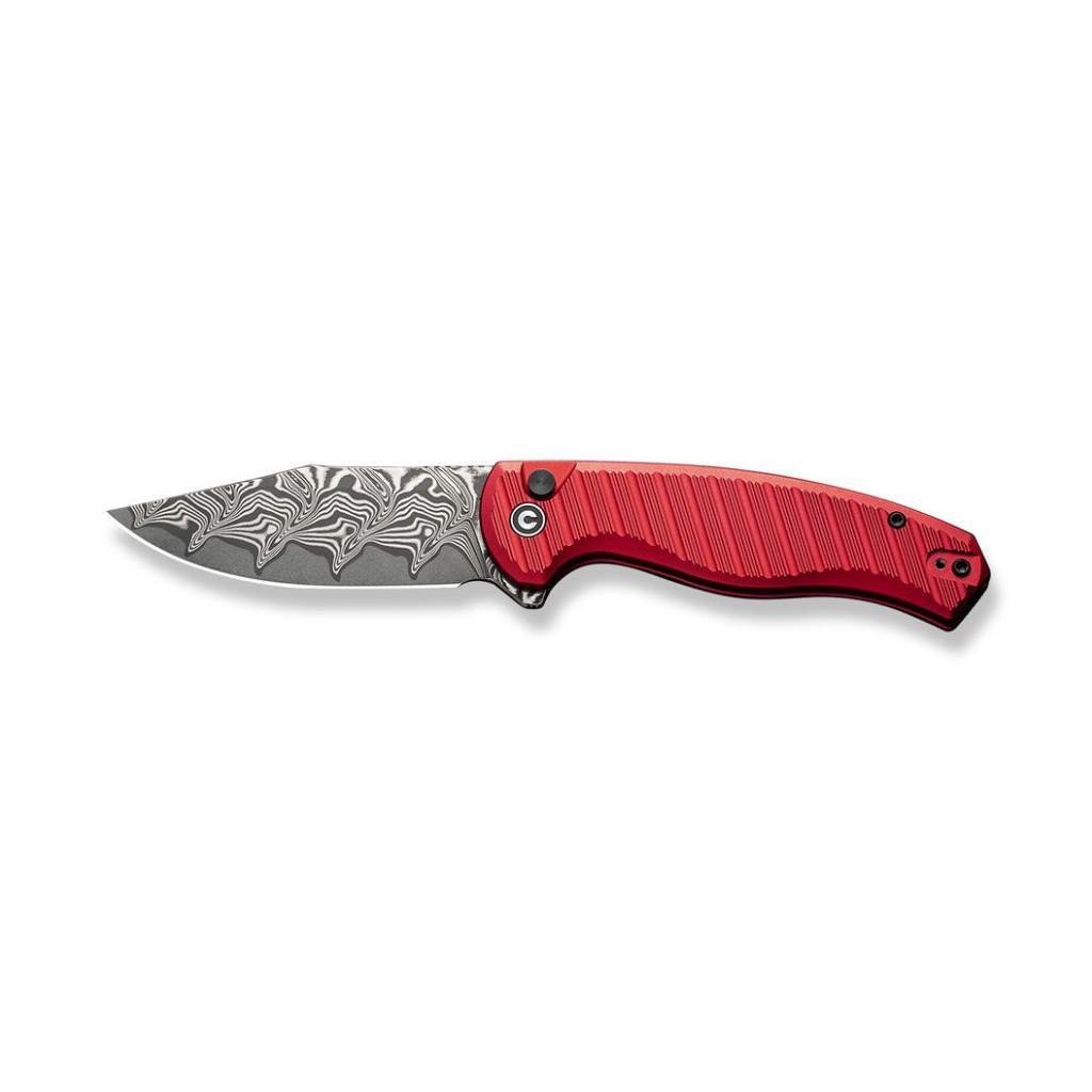 Нож складной охотничий Civivi Stormhowl Damascus Red Aluminum (m410925) Нож складной охотничий Civivi Stormhowl Damascus Red Aluminum (m410925)