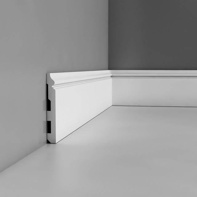 Плинтус окрашенный Orac Decor SX118-RAL9003 (3208485481)