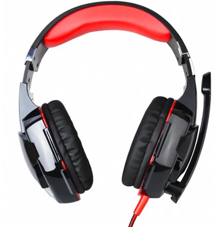 Наушники игровые Kotion Each G2000 LED 2 м с микрофоном Red (4df441a5) - фото 2 Наушники игровые Kotion Each G2000 LED 2 м с микрофоном Red (4df441a5) - фото 2