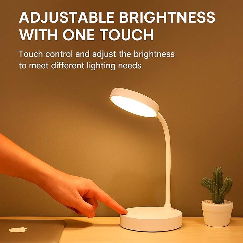 Настольная лампа аккумуляторная светодиодная для ноутбука/чтения с зарядкой от USB 3W (651-2222) - фото 5