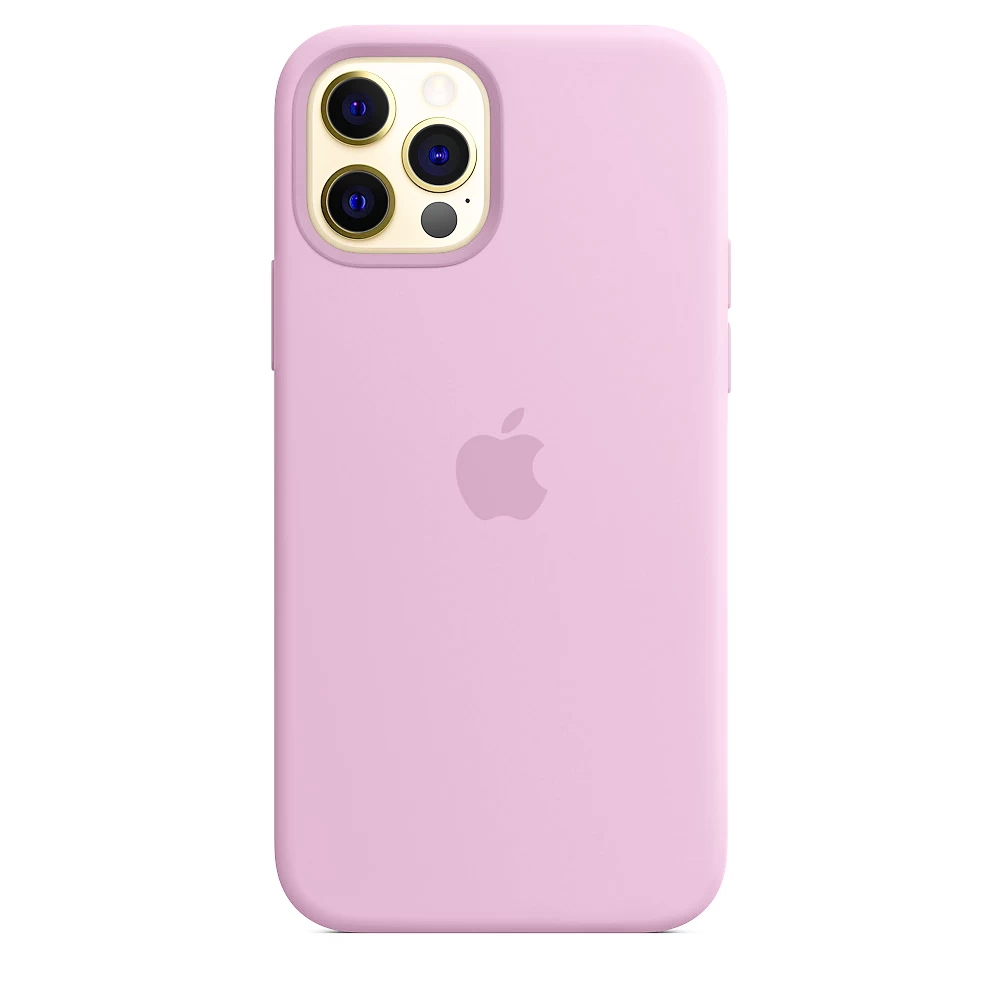 Силіконовий Чохол Накладка Silicone Case для iPhone 12/12 Pro Light Pink - фото 2