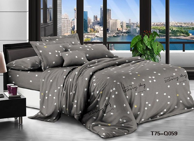 Комплект постельного белья Starry sky полуторный полиестер 150х220 см (T75-Q059/1.5)