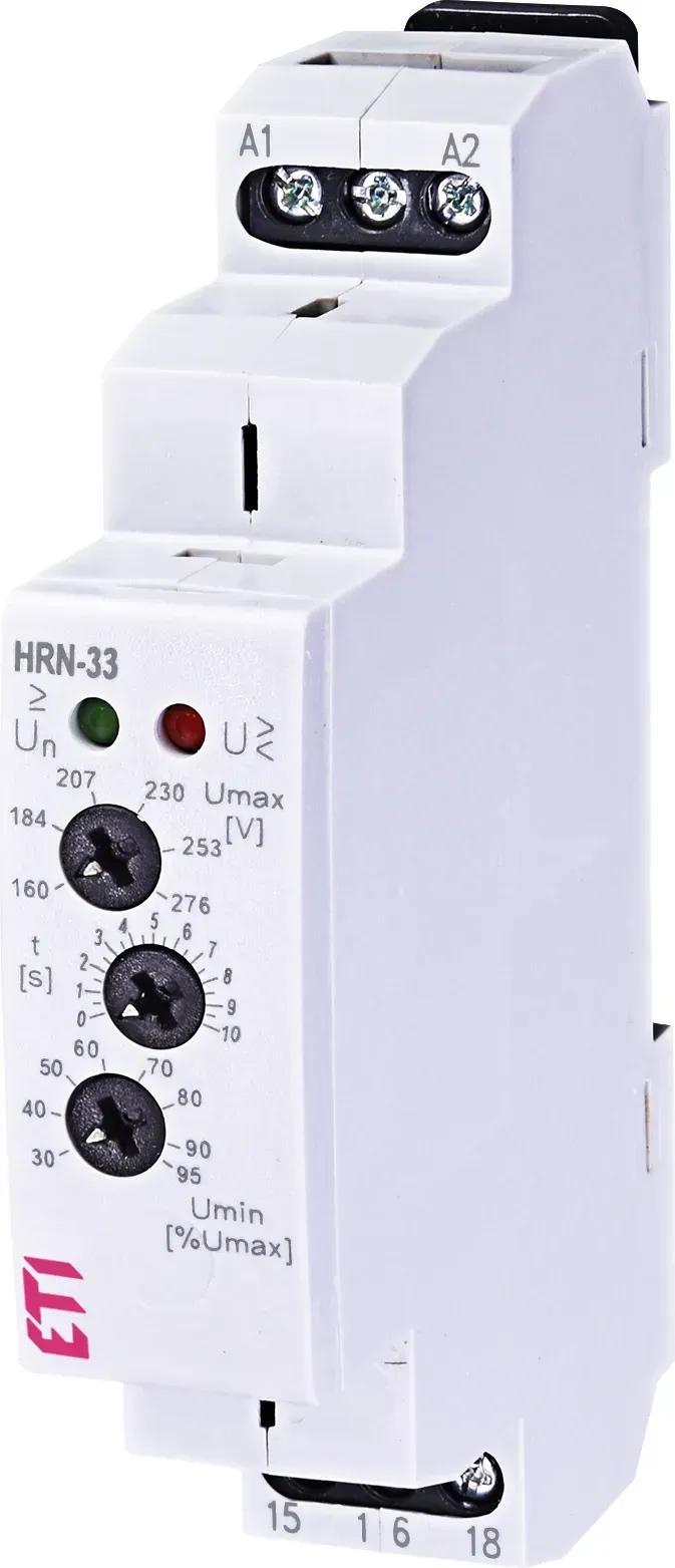 Реле контролю напруги ETI HRN-33 48-276V AC 1F 16A AC1 (2470015)