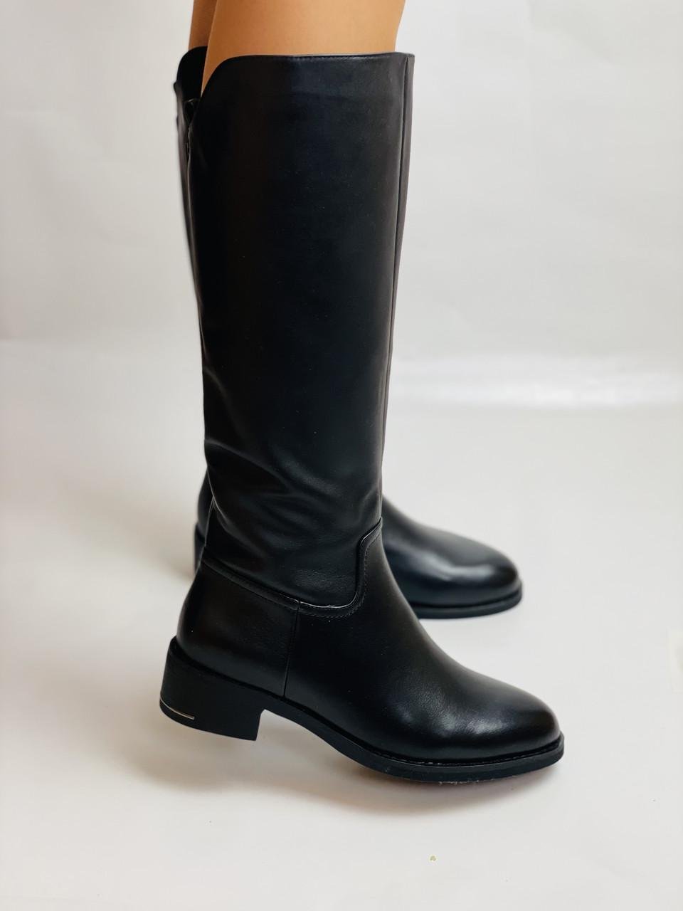 Сапоги женские зимние Polann р. 37 24,0 см Черный (2710)