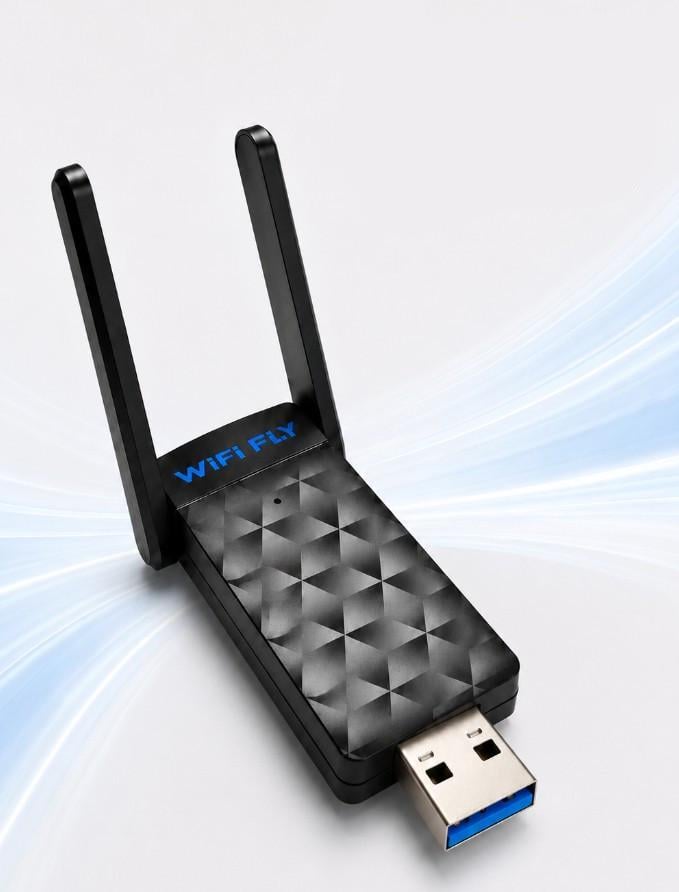 Адаптер Wi-Fi AX1800 WI-FI6 USB 3.0, двухдиапазонный 2,4/5 ГГц WI-FI 6 (2762227231) Адаптер Wi-Fi AX1800 WI-FI6 USB 3.0, двухдиапазонный 2,4/5 ГГц WI-FI 6 (2762227231)