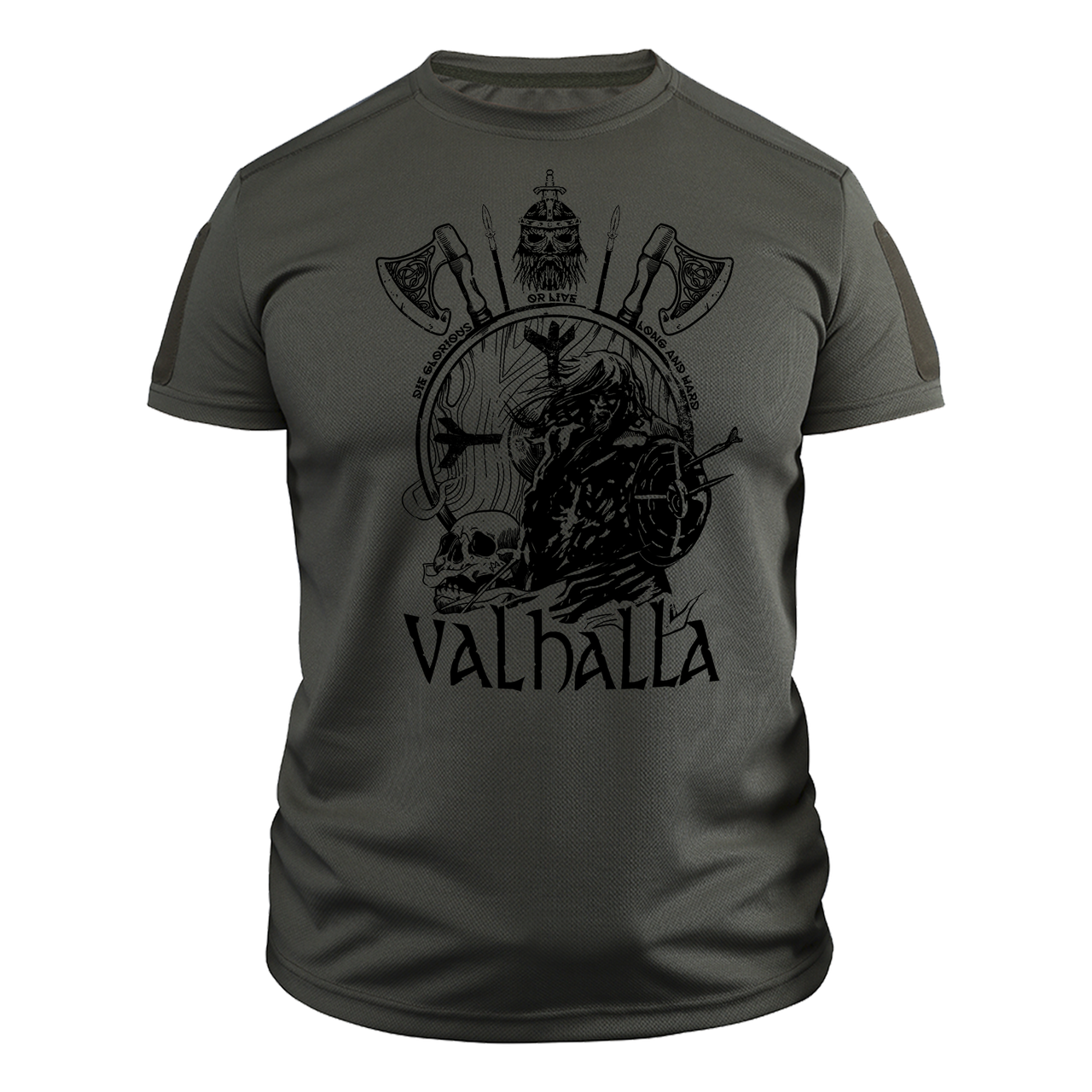 Футболка військова CoolMax Валхала S Оливковий (TS-C-17-S)