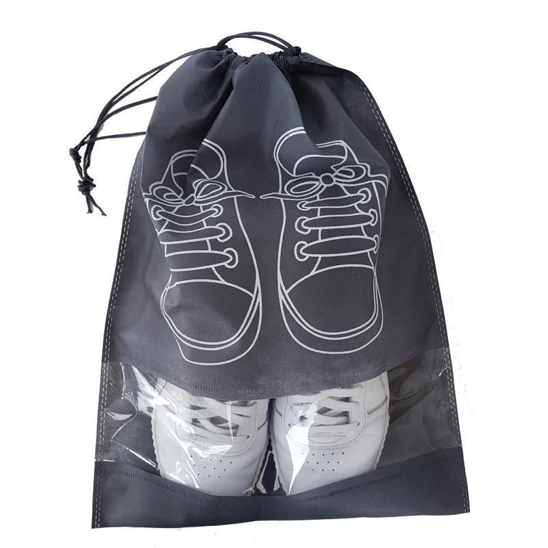 Сумка для зберігання та транспортування взуття пило-вологонепроникна для подорожей 10 шт. 32x44 см