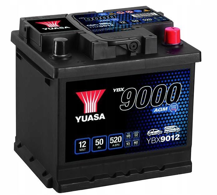 Аккумулятор Yuasa YBX9012 12 V 50 Ah 520 A