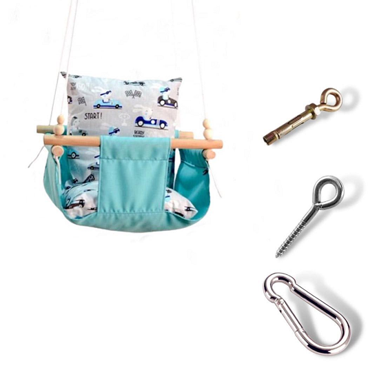 Дитяча гойдалка Infancy Гонки М'ятний (9667083) Дитяча гойдалка Infancy Гонки М'ятний (9667083)