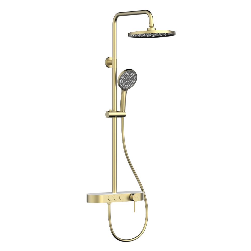 Душевая система VOLLE Sistema без излива нержавеющая сталь Золотой (1593.090115)