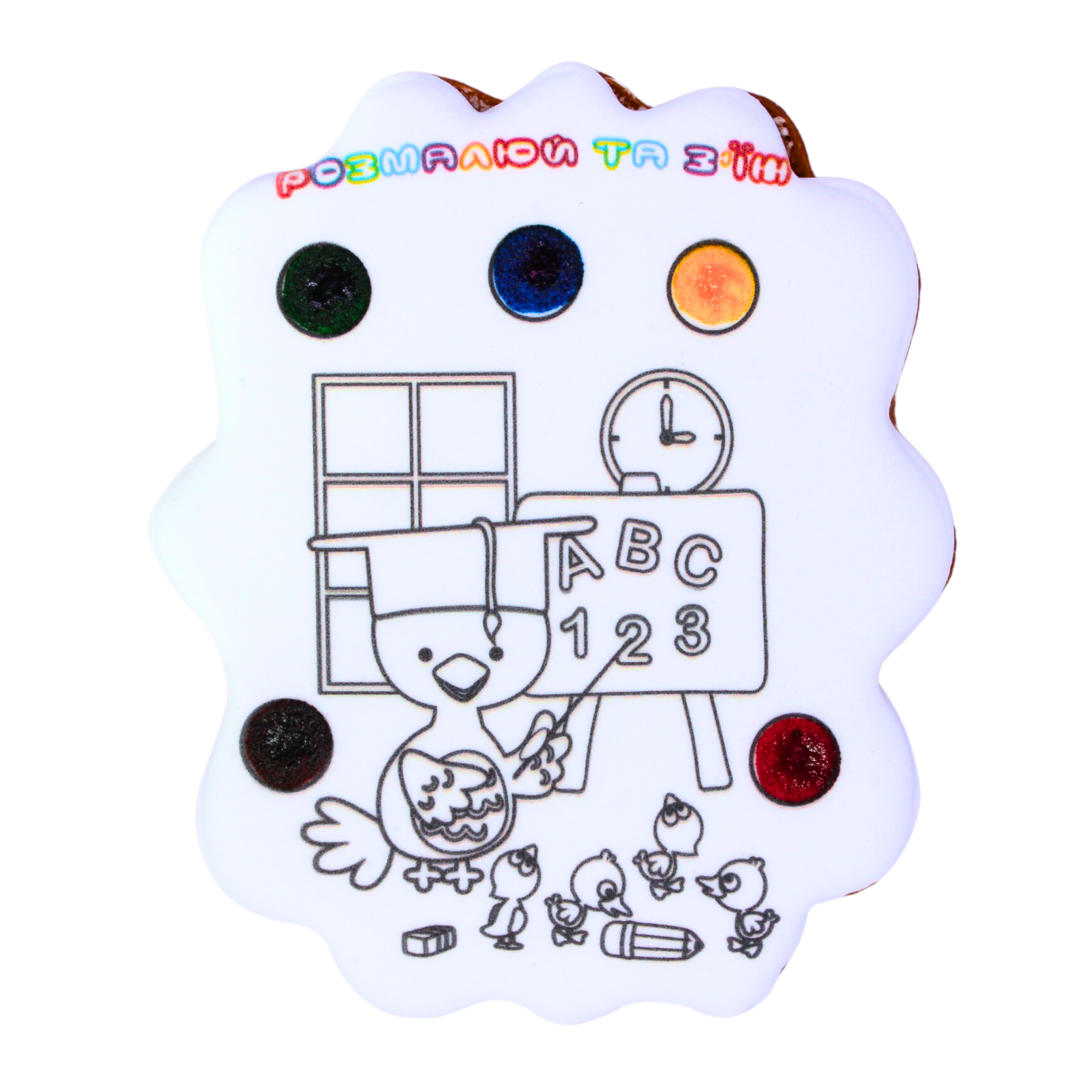 Пряник-раскраска Крафт Печиво 1 сентября Уточка 85 г