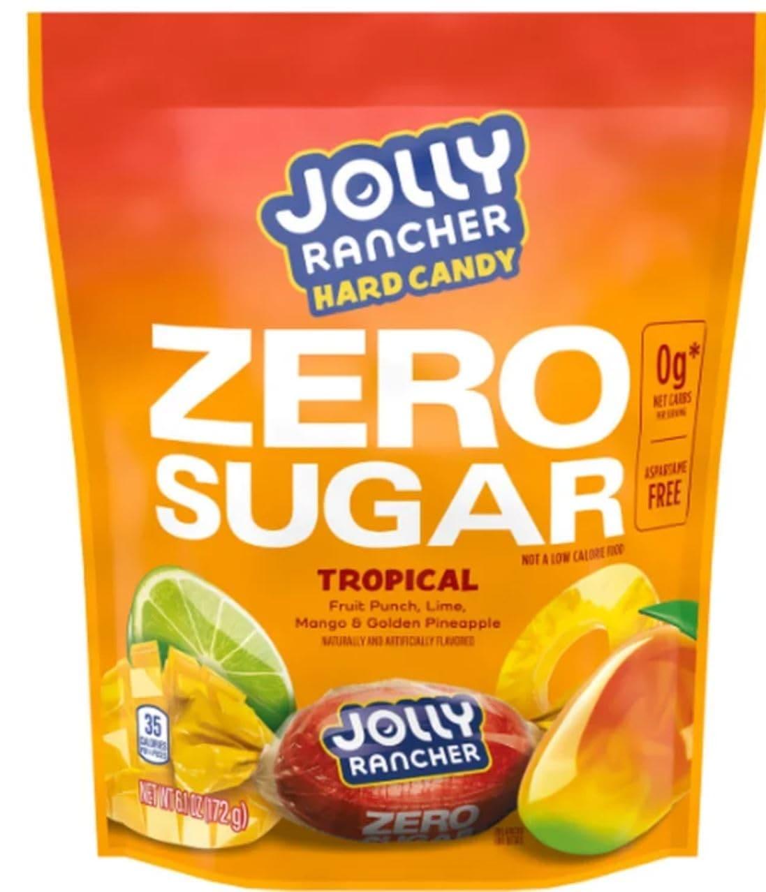 Леденцы Jolly Rancher Zero Sugar Tropical Fruit Flavored Hard Candy 172 г (2800837381)