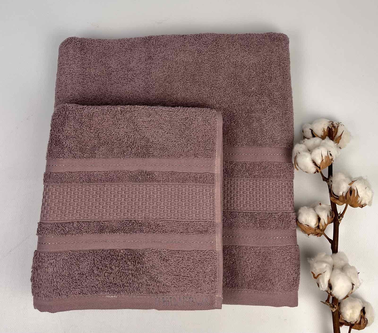 Набор полотенец Philippus Collesium Cotton Melissa ЕA055 2 шт. 70x140 см Фиолетовый (CN31932) Набор полотенец Philippus Collesium Cotton Melissa ЕA055 2 шт. 70x140 см Фиолетовый (CN31932)
