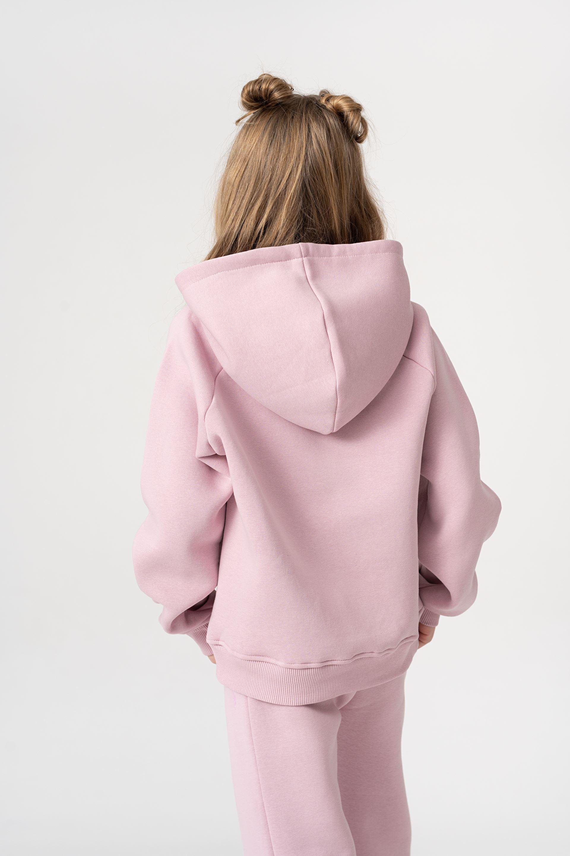 Костюм на флісі з штанами палаццо Yumster YN.22.25.007 152 см Пудровий - фото 6