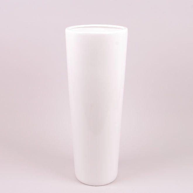 Ваза керамическая Flora 50 см Белый (21228)