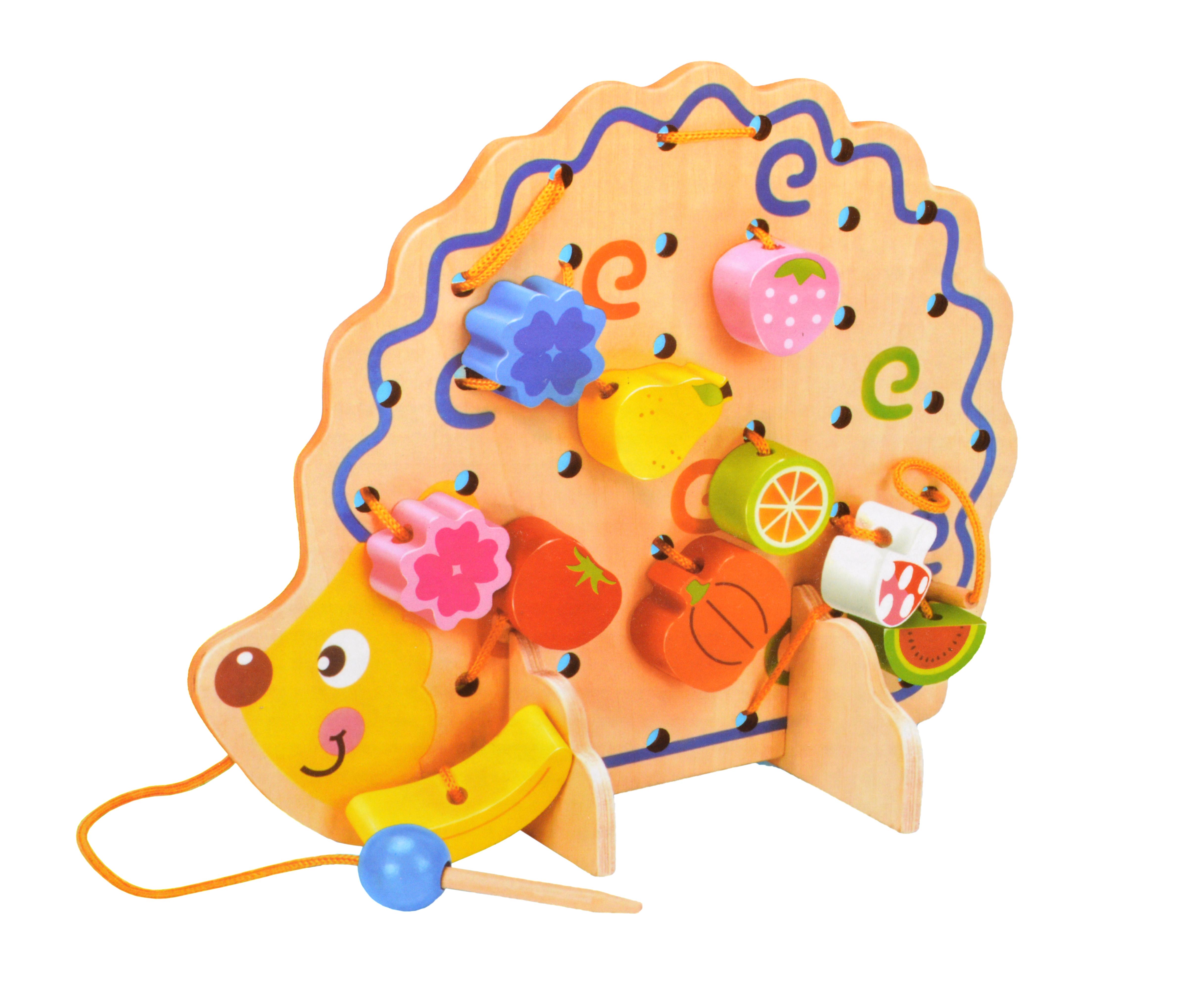 Шнурівка дерев'яна Їжачок (25916) - фото 2