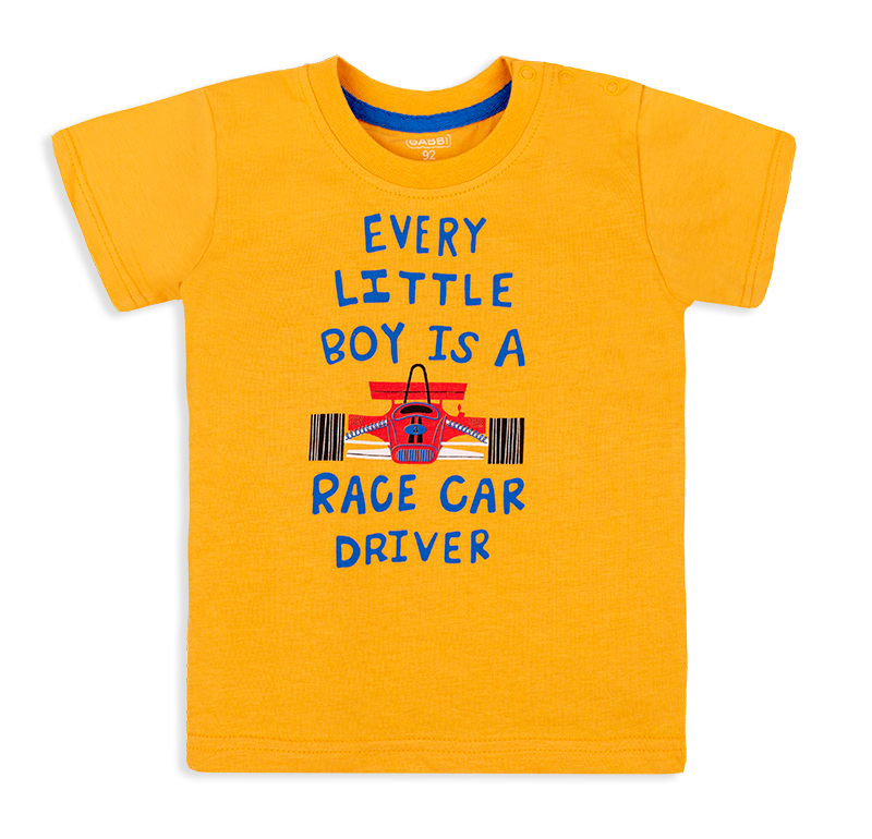 Футболка детская хлопковая для мальчика Gabbi Технозавр 80 см (12090)