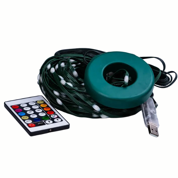 Smart-гірлянда 250 LED з керуванням зі смартфона 2,5 м Зелений/Різнокольоровий (25744267) - фото 10 Smart-гірлянда 250 LED з керуванням зі смартфона 2,5 м Зелений/Різнокольоровий (25744267) - фото 10