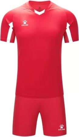 Комплект футбольной формы Kelme LEON 7351ZB1129.9610 L Красный/Белый